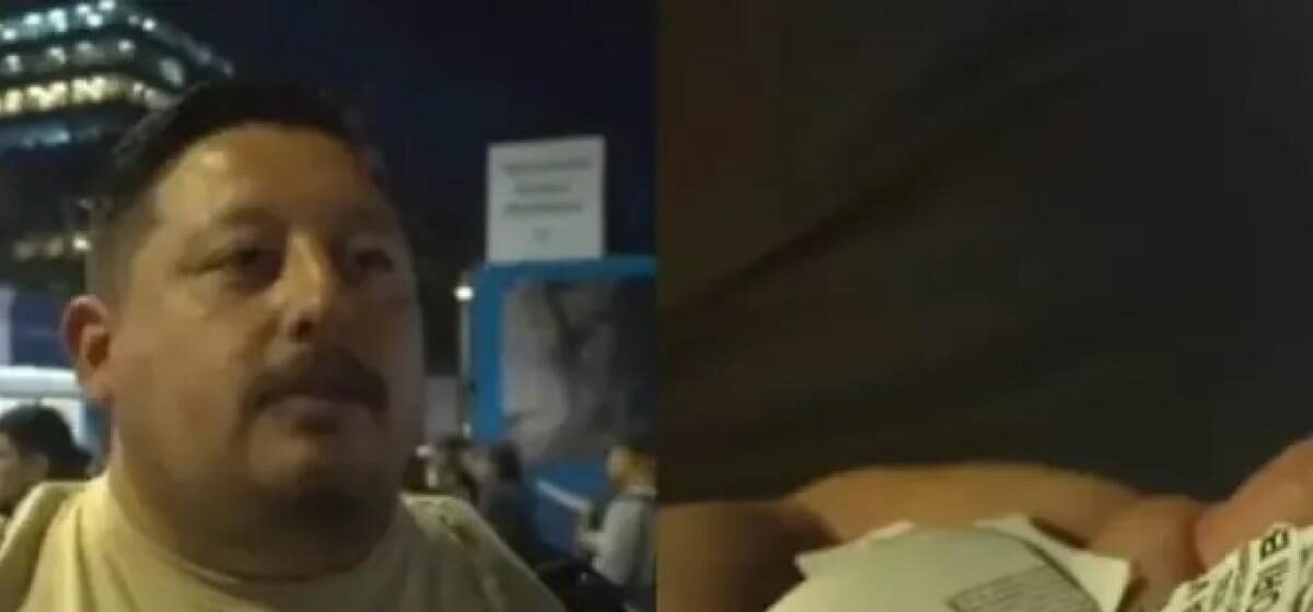 Fan left in tears outside Monumental after ex-partner tears up his tickets for Messi’s Argentina farewell